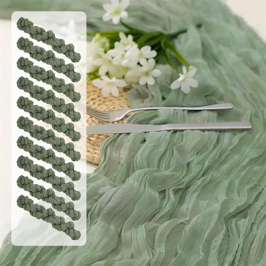 10 Pack Table Runners - Green