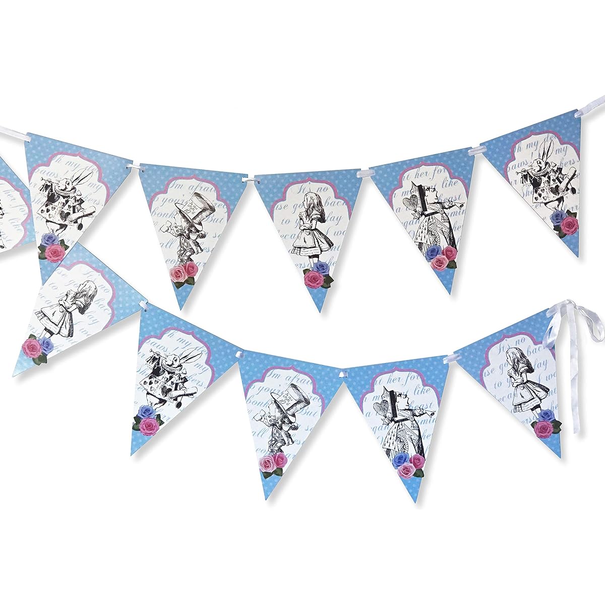 Vintage Alice in Wonderland Party (Alice in Wonderland Banner)