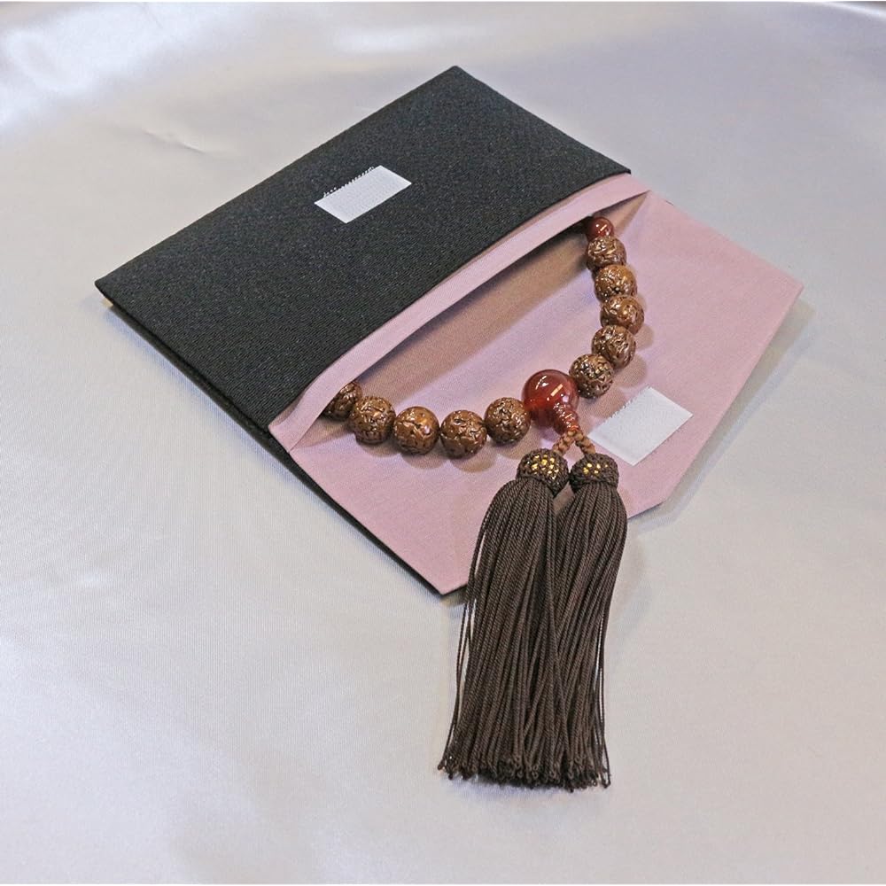 Established in 1898, Nakago, Kyoto Kyoto Prayer Beads (mala beads) Kongo Bodhi Tree 22 beads Made of agate Made with pure silk head tassel Comes with prayer beads bag (for men who can use all sects) N-10036