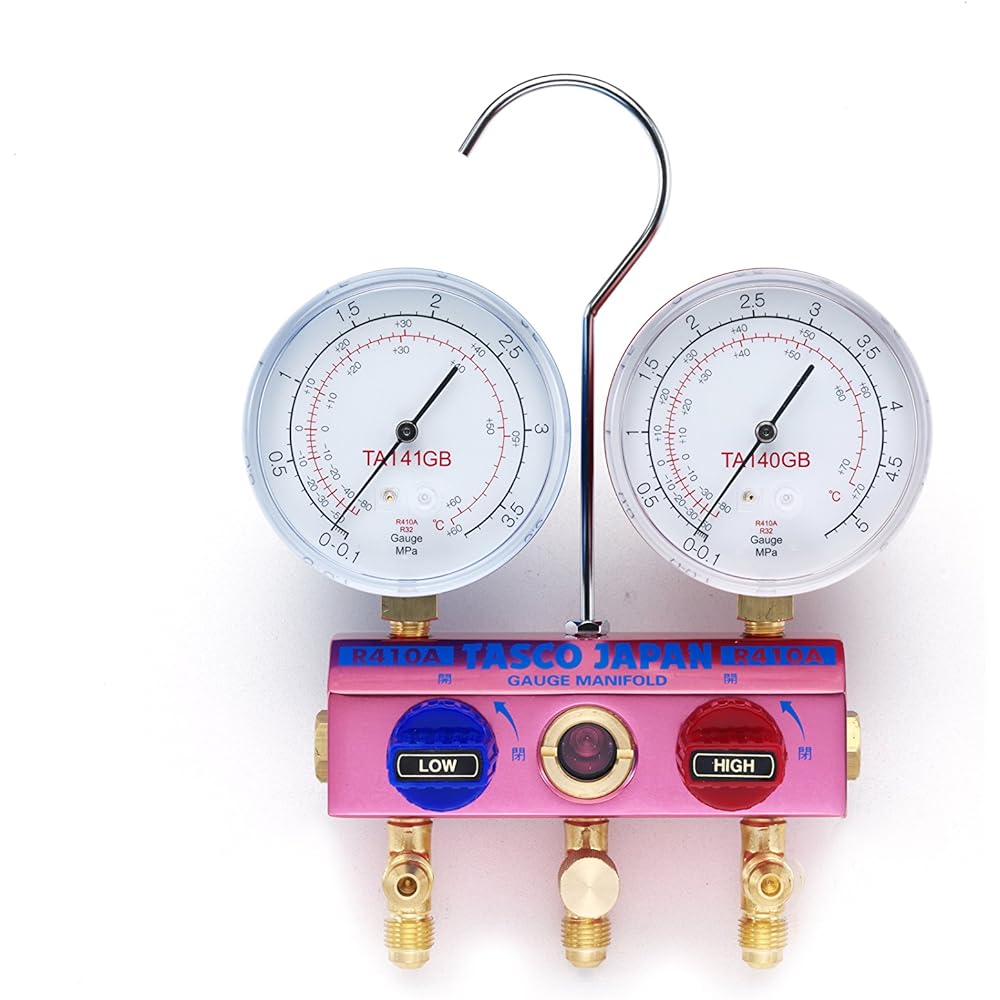 Ichinen TASCO TA122GB-1 Manifold Gauge Kit R410A/R32