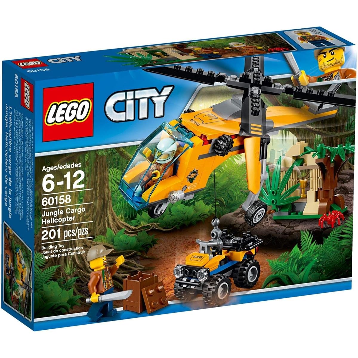 LEGO City Jungle Exploration Helicopter 60158