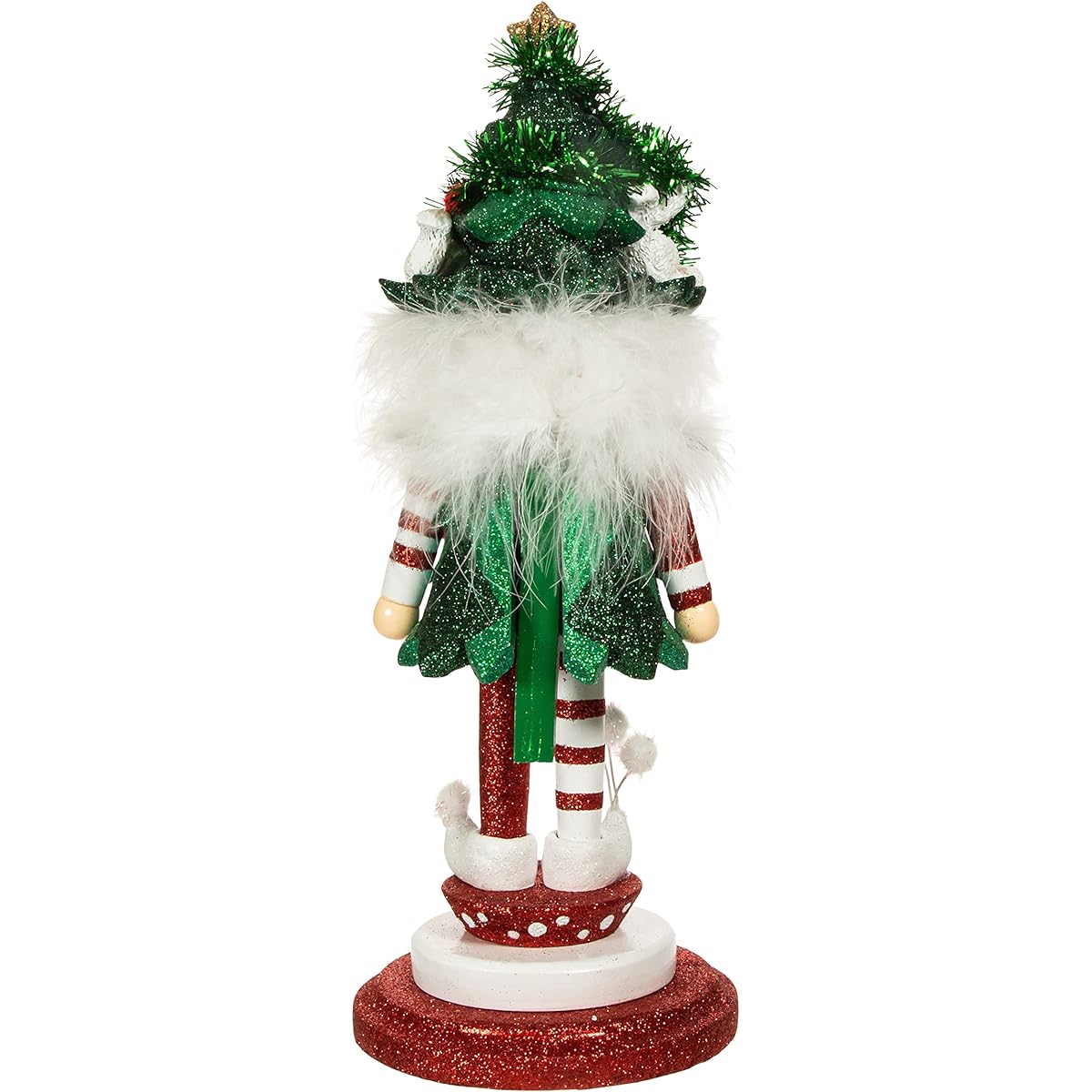 Hollywood Nutcracker Hollywood Cat Wooden Hat Nutcracker 14" Multicolor