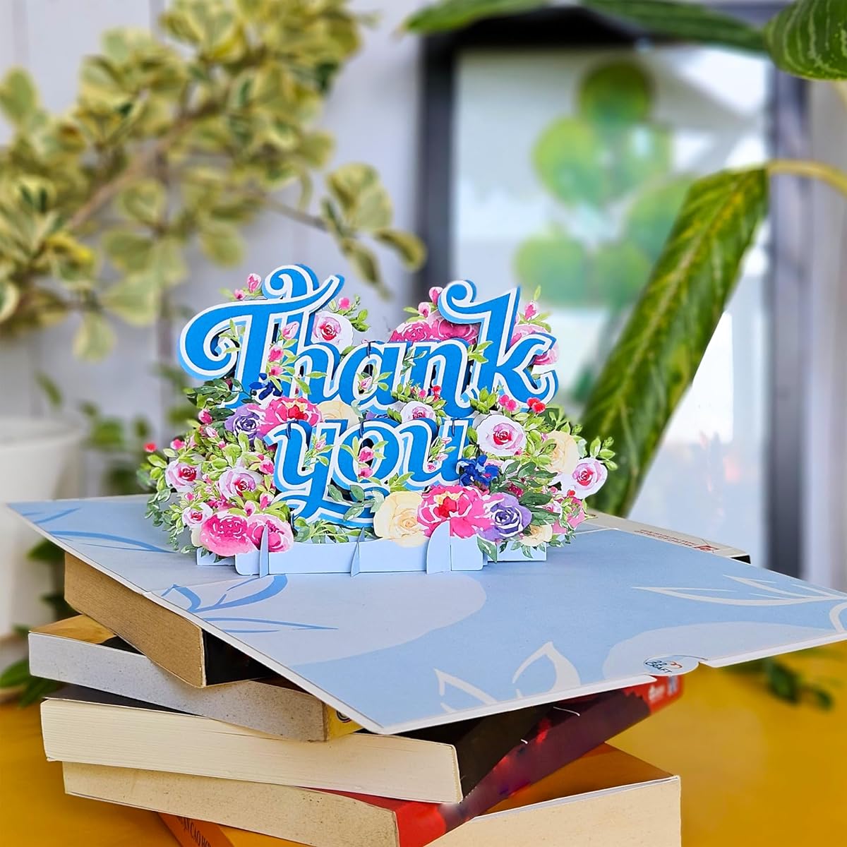 22CRAFT - Thank you Pop Up Birthday Card for Women Mom Wife 6" x 8" Daughter Son Kids Birthday Card
