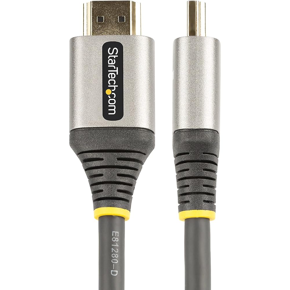 StarTech.com HDMI 2.0 Cable/2m/4K60Hz/Premium Certification/HDR10/Black