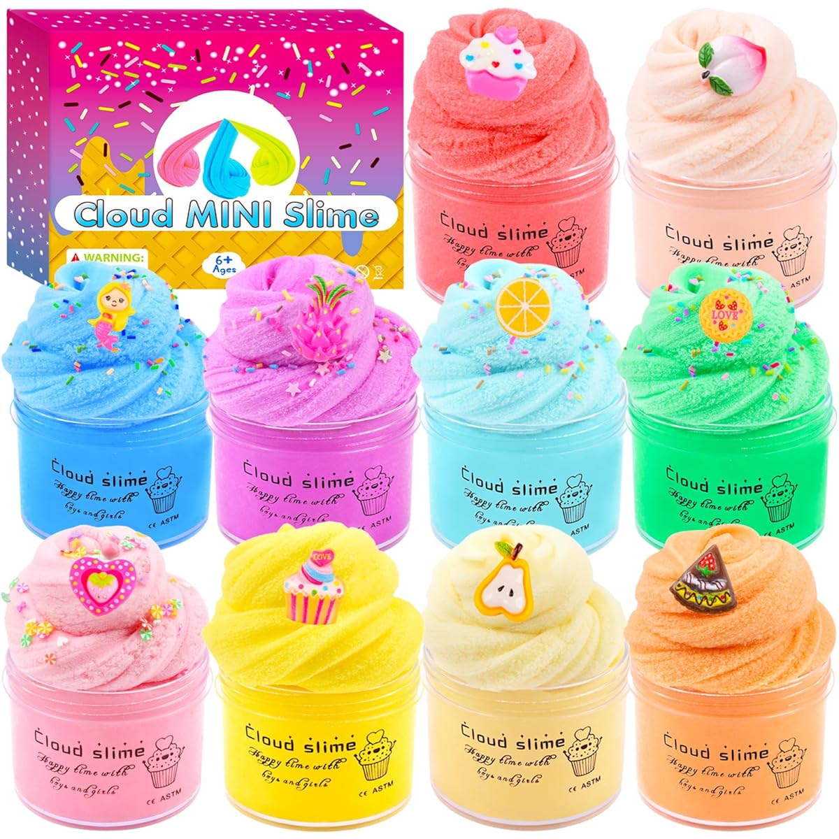 Cloud Slime 10 Pack