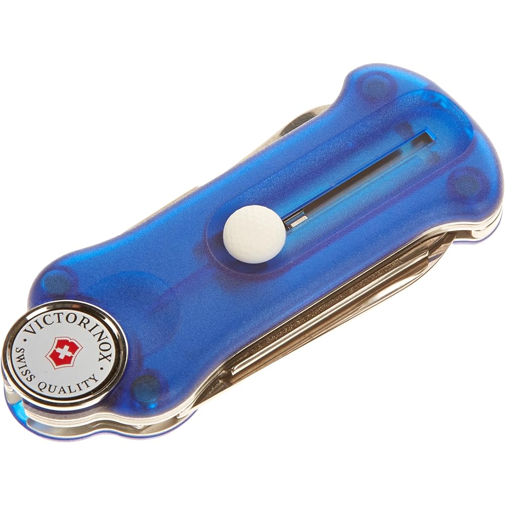 VICTORINOX Golf Tool, All 3 Colors, Golf Fork, Ball Marker with Marker, Repair Tool, Equipped with a Removable Ball Marker, Swiss Made Sports Tool with 10 Functions [Domestic Genuine Product]