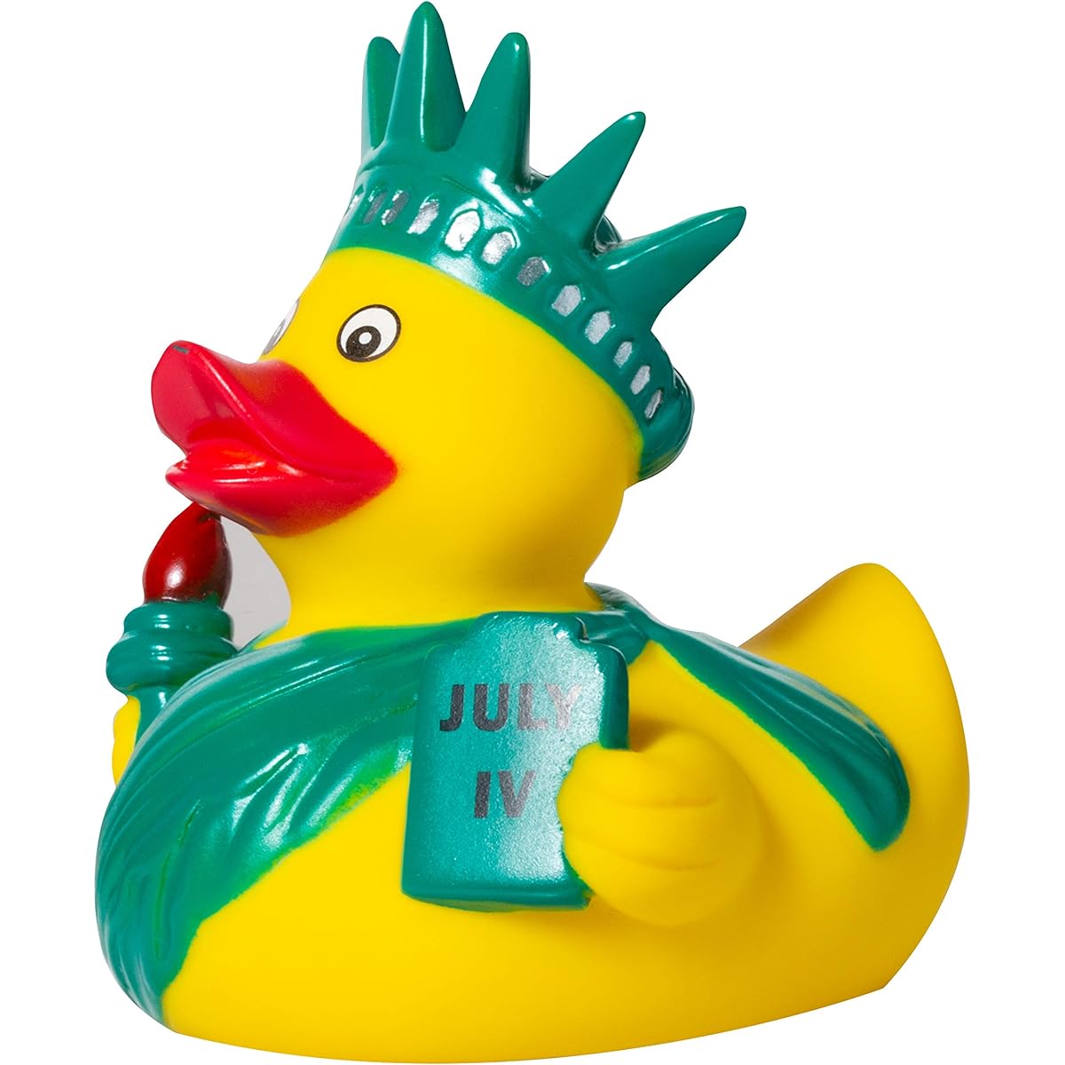 Artisan Owl New York City Souvenir 4" Yellow Rubber Duck (Statue of Liberty Rubber Duck)