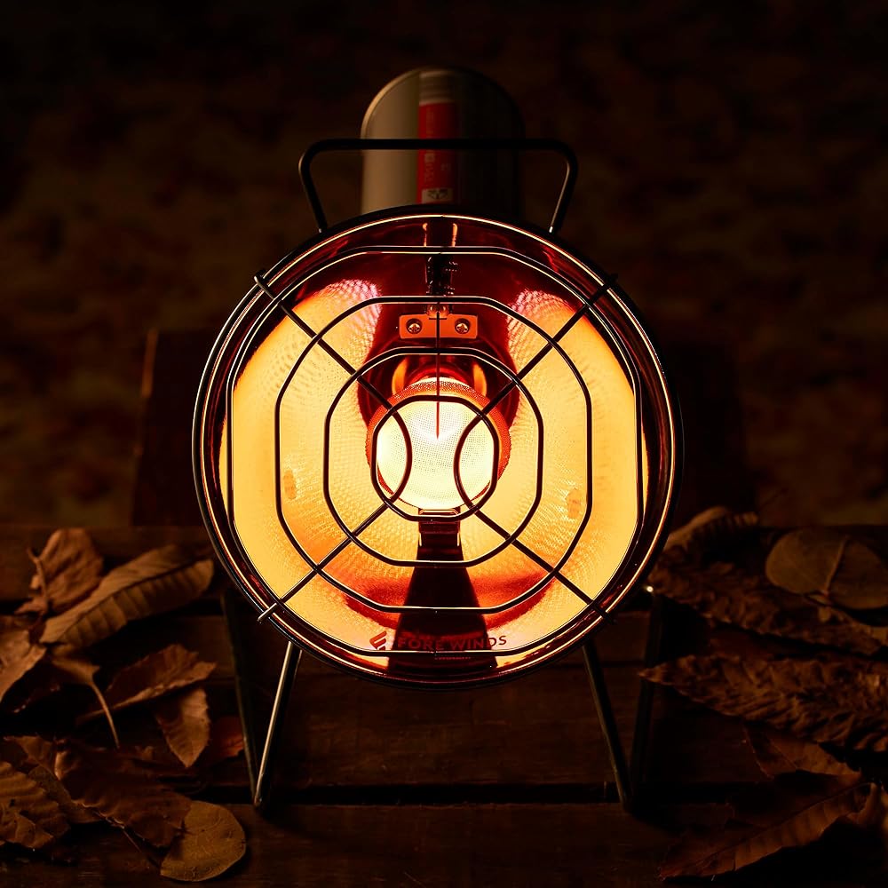 Iwatani FORE WINDS Outdoor Heater Cassette Gas Small Compact Cordless Camping FW-OH01