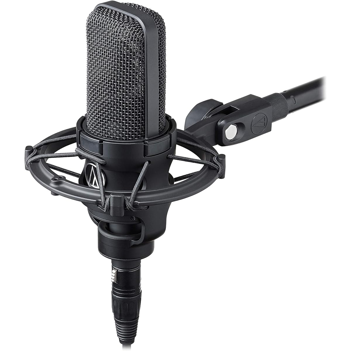 Audio-Technica Condenser Microphone AT4033a / Back electret / Unidirectional / 80Hz low-cut filter switch / 10dB pad switch / Dedicated shock mount included / Transformerless AT4033a Black