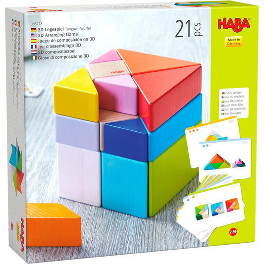 3D Tangram Cube Puzzle
