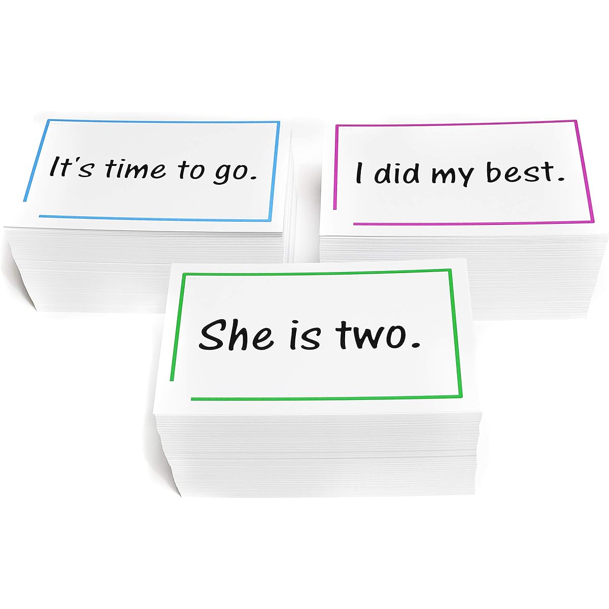 1,200 Sight Word and Sentences Reading Flashcard Bundle - Reading Practice with Dolci and Frye Word List