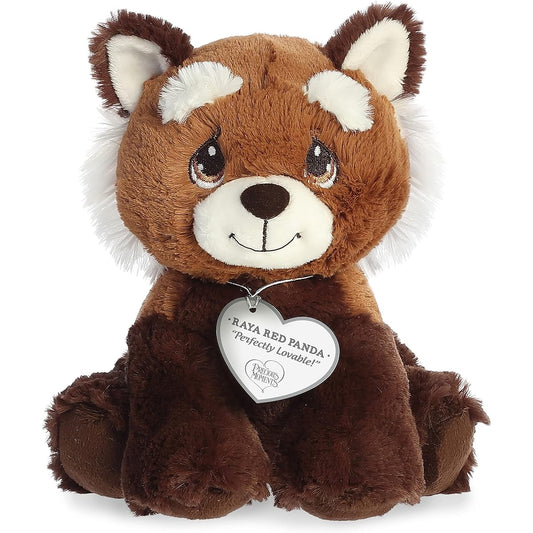Aurora® Inspirational Precious Moments™ Raya Red Panda Plush Toy - Cherished Memories - Lasting Comfort - Brown 8.5"