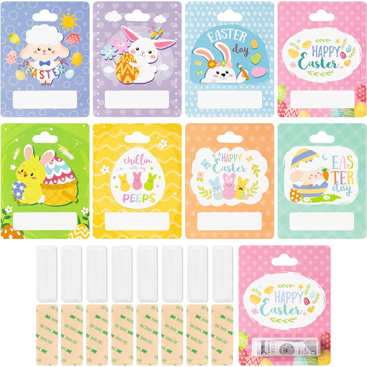 Xqumoi X-Easter Money Greeting Cards 24 pcs