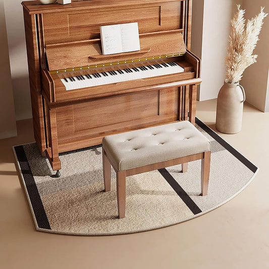 Piano Soundproof Carpet Soundproof Damping Floor Mat for Upright Piano Electronic Piano Dedicated Mat Soundproof Rug for Piano Acoustic Pad Soundproof Floor Mat Piano Rug Set Anti-Vibration Soundproof Mat Drum (Color: A, Size: 140*160cm)