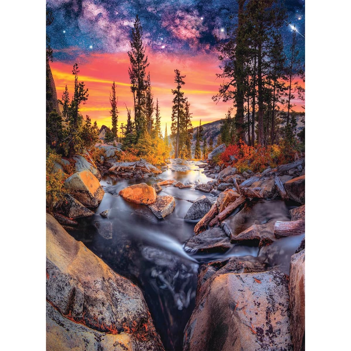 Buffalo Games Jigsaw Puzzle Forest Magic Hour 1000 Pieces
