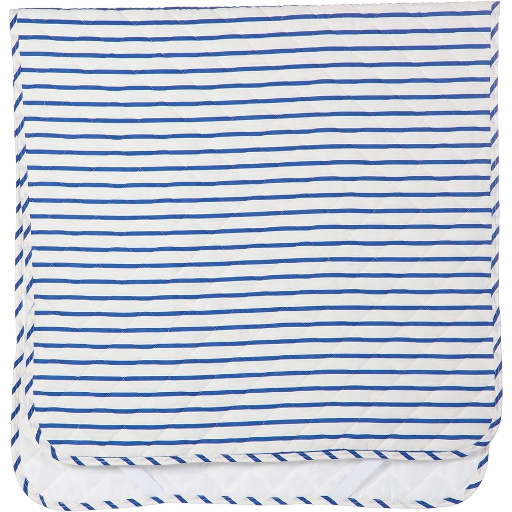 nishikawa [Nishikawa] Bed Pad Blue Double Simple Concept Border Smooth Quick Dry PM29490029B