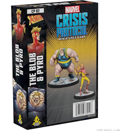 Atomic Mass Games Marvel Crisis Protocol Blob and Pyro Character Pack | Miniature Battle Game | Strategy Game for Adults | Ages 14+ | 2 Players | Average Play Time 90 Minutes | Manufacturing