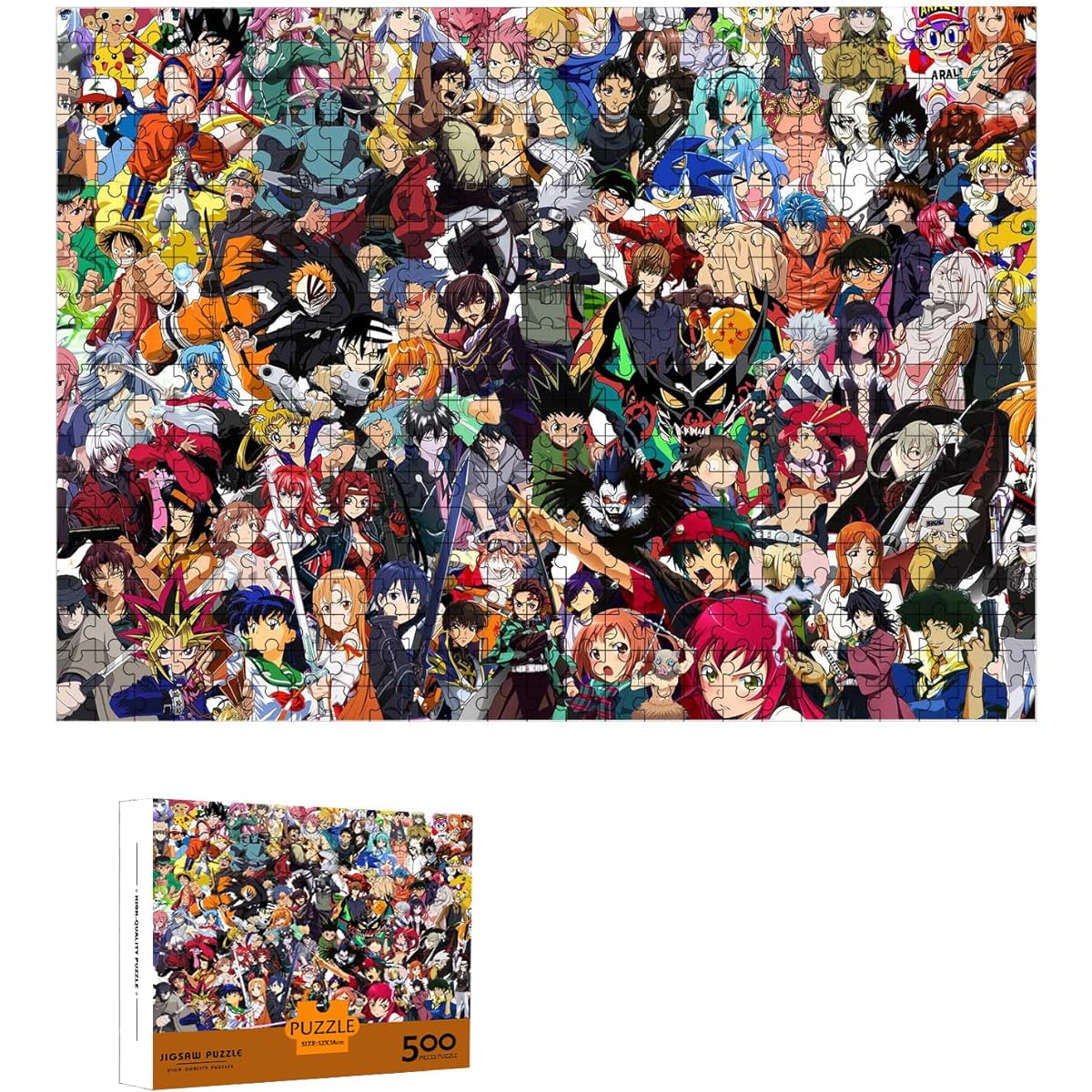 Anime Jigsaw Puzzle Kids 1000 Piece, Puzzle Adult 1000 Piece Chosen Character Custom Wooden Puzzle Kids Teens Adults Family Intellectual Game