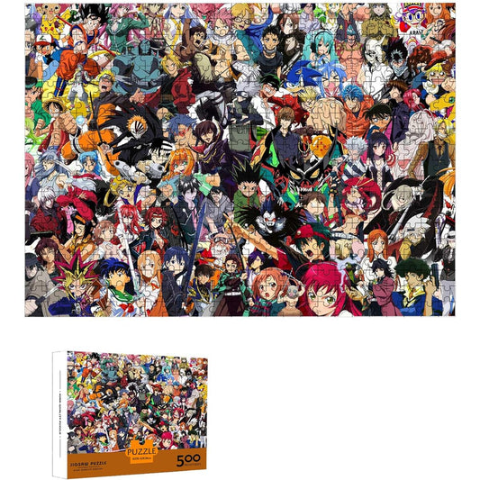Anime Jigsaw Puzzle Kids 1000 Piece, Puzzle Adult 1000 Piece Chosen Character Custom Wooden Puzzle Kids Teens Adults Family Intellectual Game