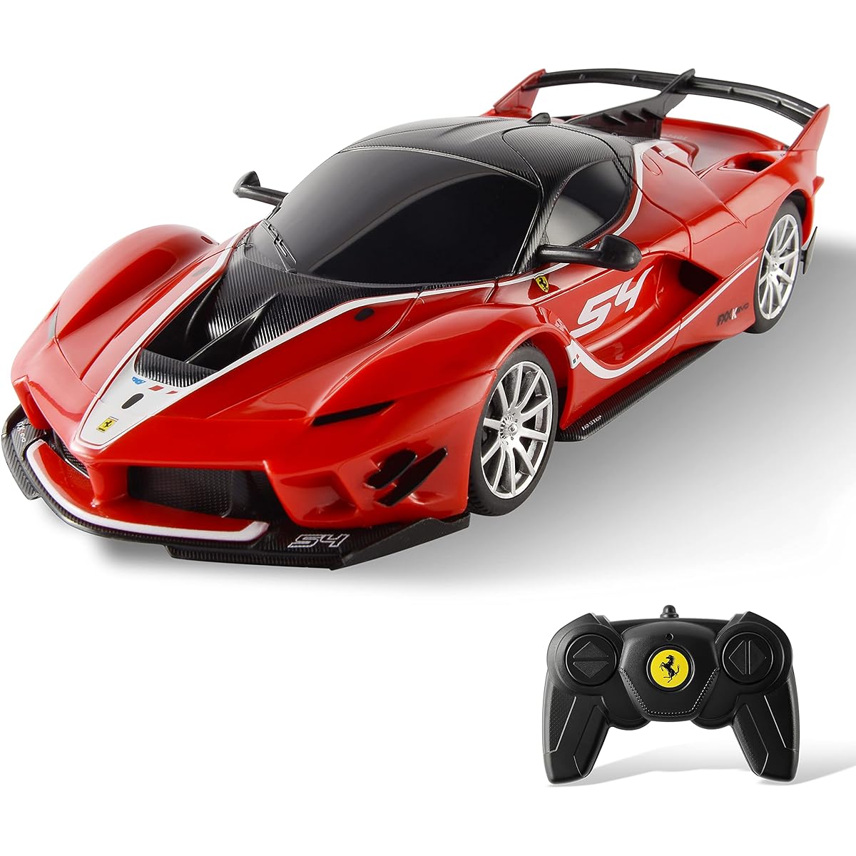 BEZGAR Officially Licensed RC Series 1:24 Scale Remote Control Car Ferrari FXX K EVO Electric Sports Racing Hobby Toy Car Model Vehicle for Boys Kids Teens Toddlers Christmas Gift