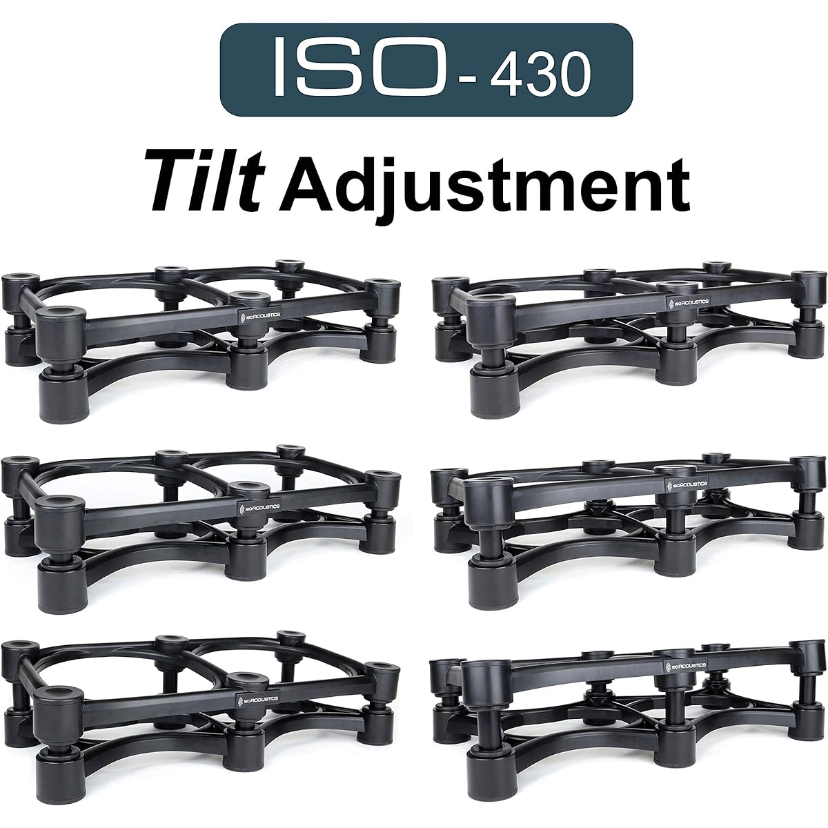 ISO ACOUSTICS ISO-430 Horizontal monitor speaker Bass amplifier stand