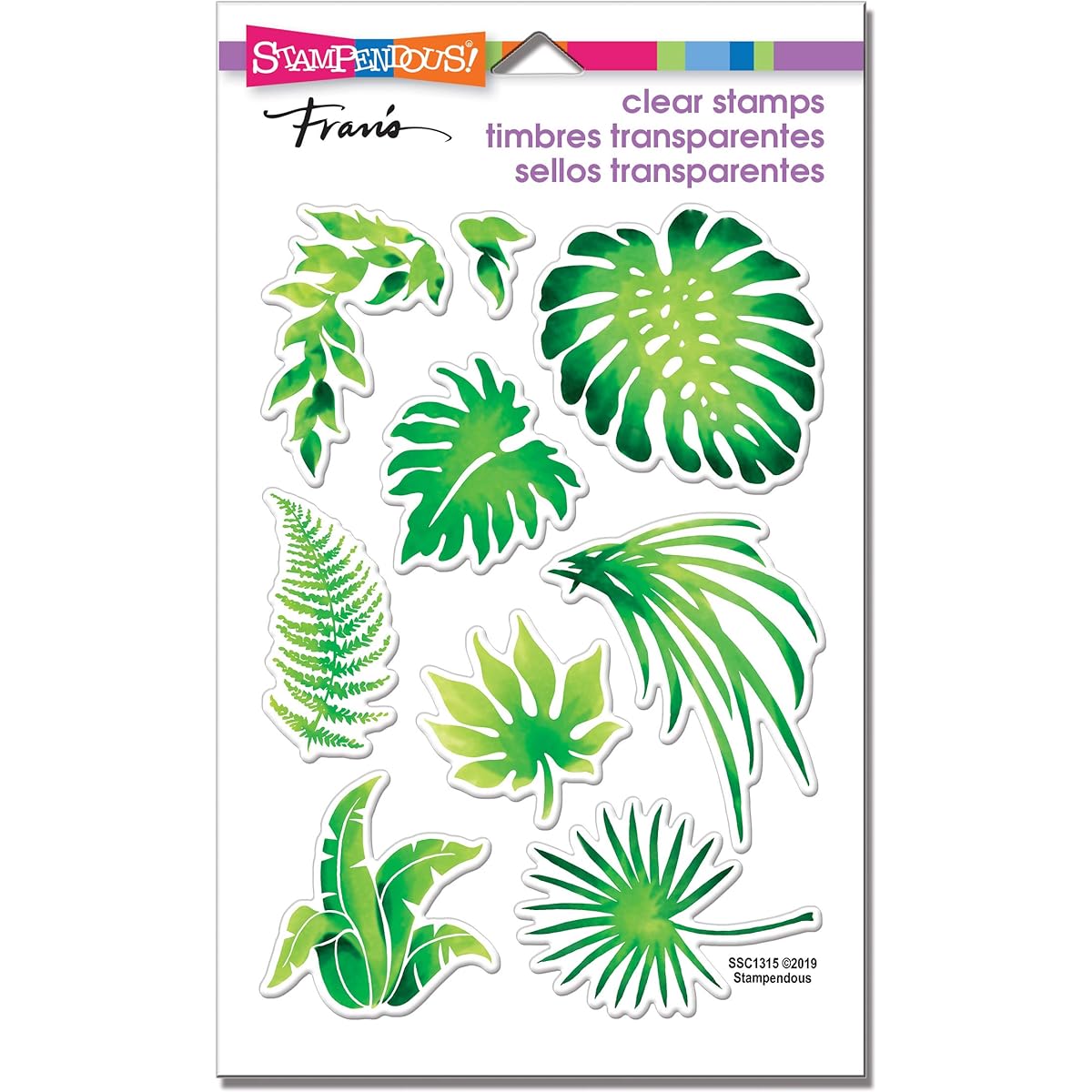 Stampendous Perfect Clear Stamp Jungle Green