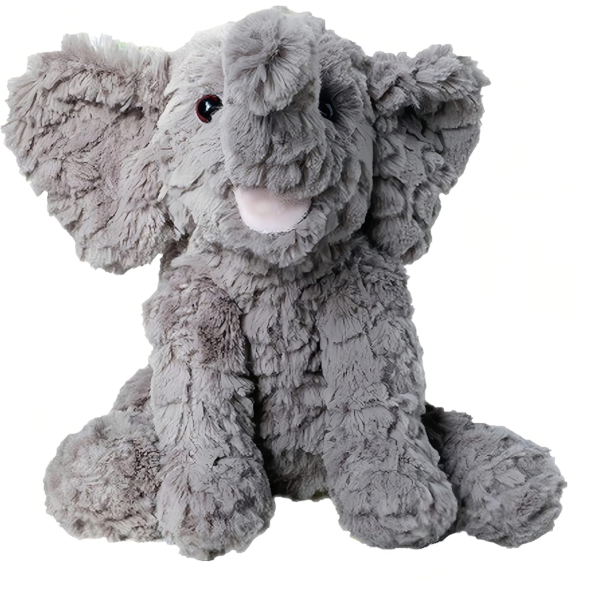 BSVOME 9" Stuffed Elephant Plush Toy Soft Cute Elephant Doll Plush Toy for Boys Girls (Grey)