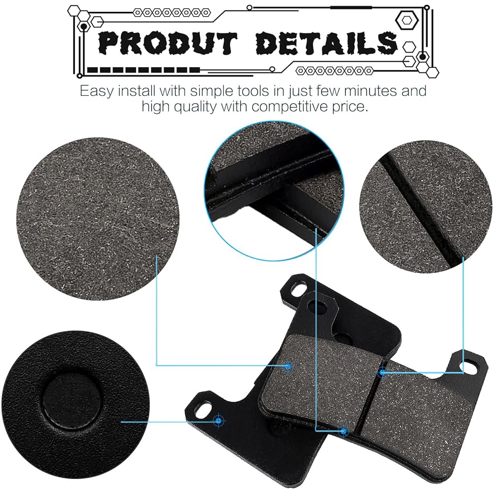 LOCOPOW Brake Pad Suzuki GSXR 1000 2004-2006 / GSXR 600 2004-2005 / GSXR 750 2004-2005