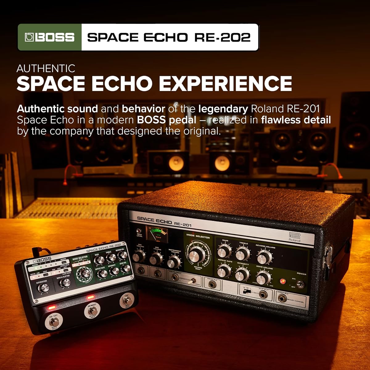 BOSS RE-202 Space Echo Space Echo Echo Delay Reverb Guitar Effector