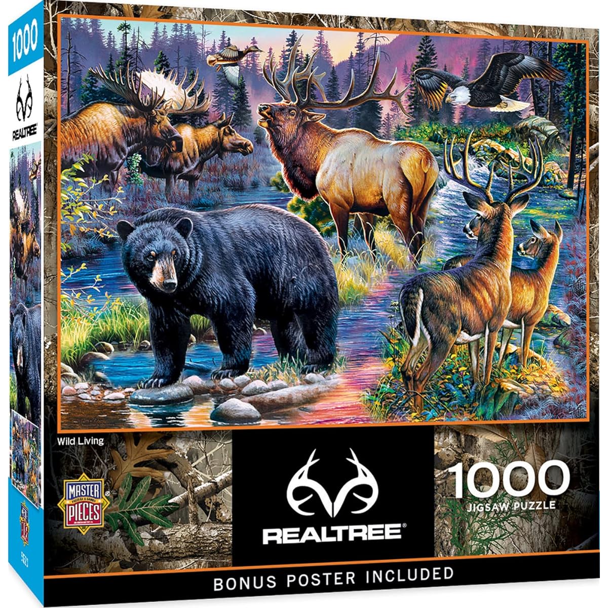 MasterPieces Jigsaw Puzzle 1000 Pieces for Adults, Families and Kids, Wild Living, 19.25"x26.75"