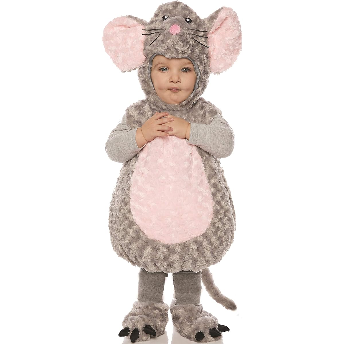 Gray Mouse Cosplay Costume for Toddlers and Kids, Kigurumi Costume, Halloween Costume, Event Costume