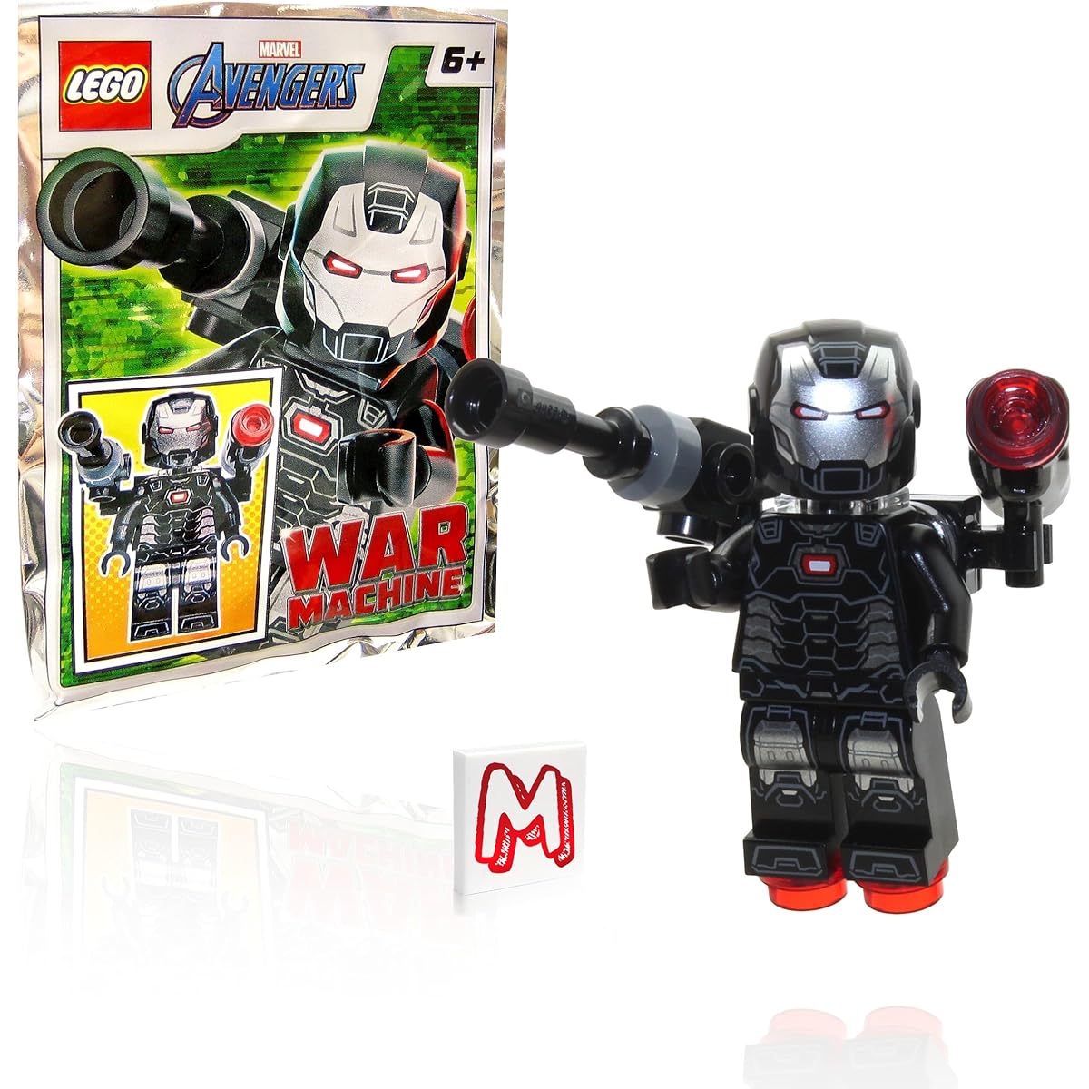 LEGO Marvel Superheroes Avengers Infinity War Minifigures - War Machine Foil Pack with Blaster