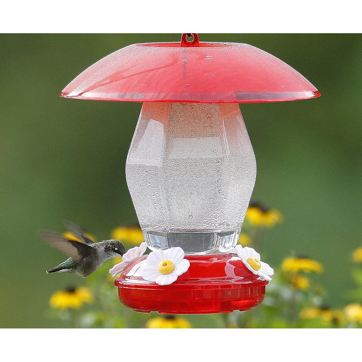 Hiatt Manufacturing Hiatt38139 Jubilee Hummingbird Feeder Red 20 oz