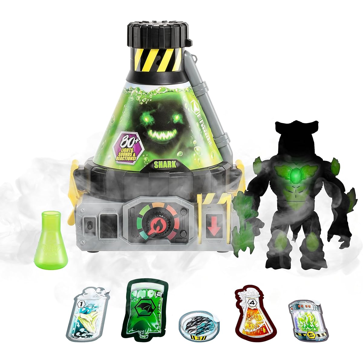 Beast Lab – Shark Beast Creator. Add Ingredients & Follow The Experiment's Steps to Create Your Beast! with Real Bio Mist & 80+ Lights, Sounds and Reactions – Shark Style May Vary