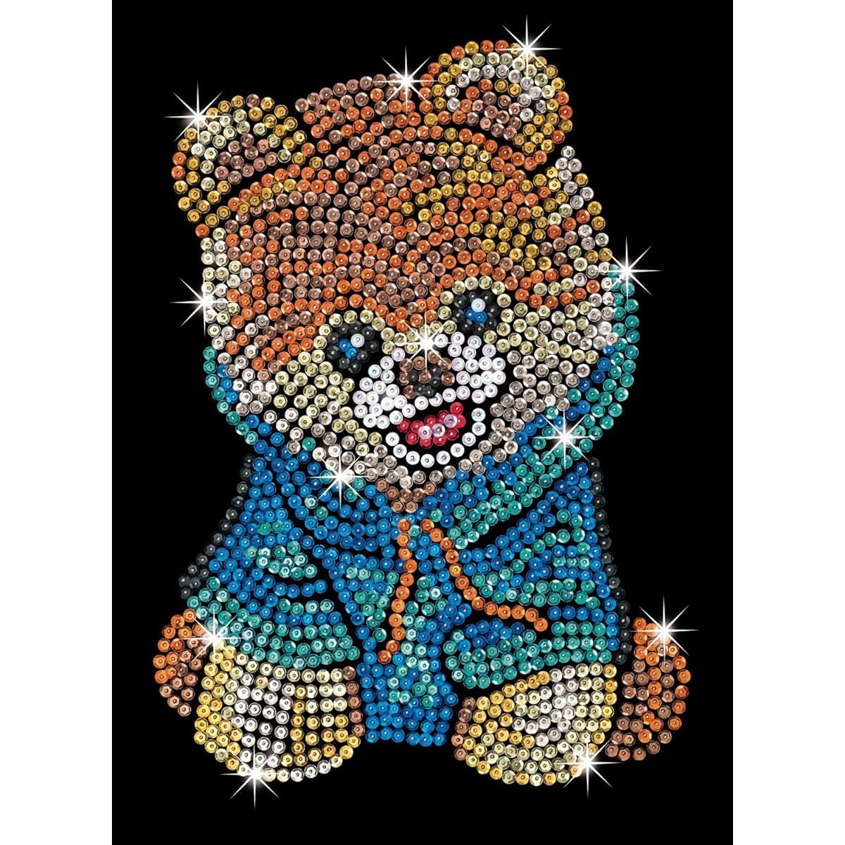 [Teddy Bear Plush Toy] Sequin Art 1710 Sequn [Parallel Import]
