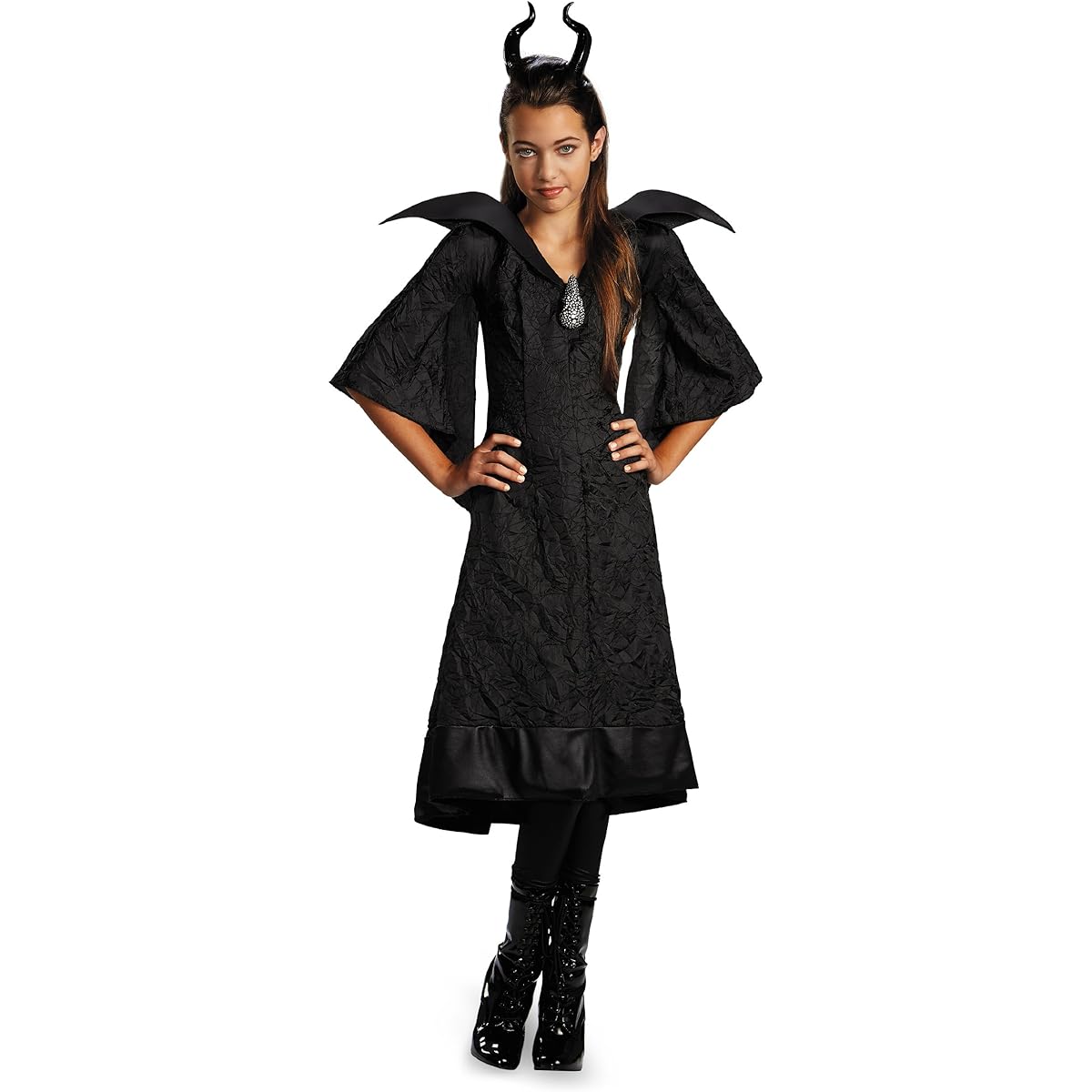 Maleficent Baptismal Black Gown Girls Costume