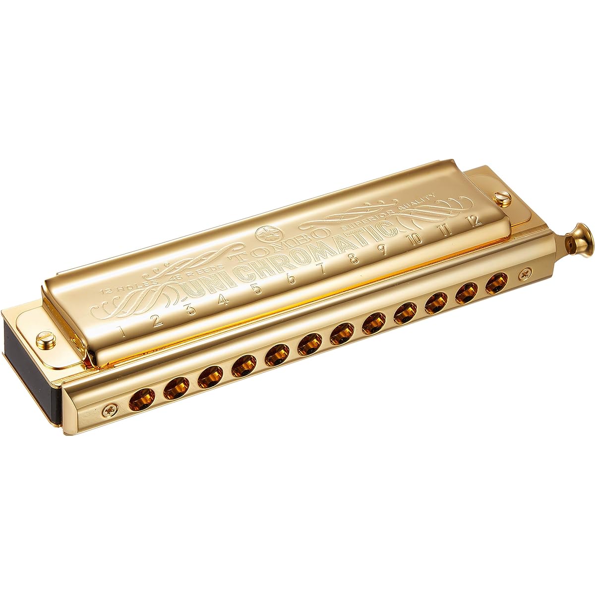 TOMBO Harmonica Unichromatic Gold 1248SG Slide oil for Unichromatic harmonica included