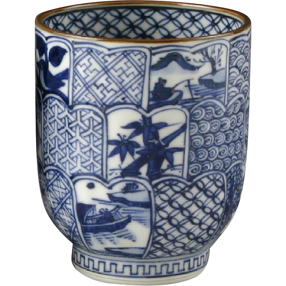 Kyoto ware Kiyomizu ware Tsuboyaku kiln set teacup Kikubori Shozui UIX016