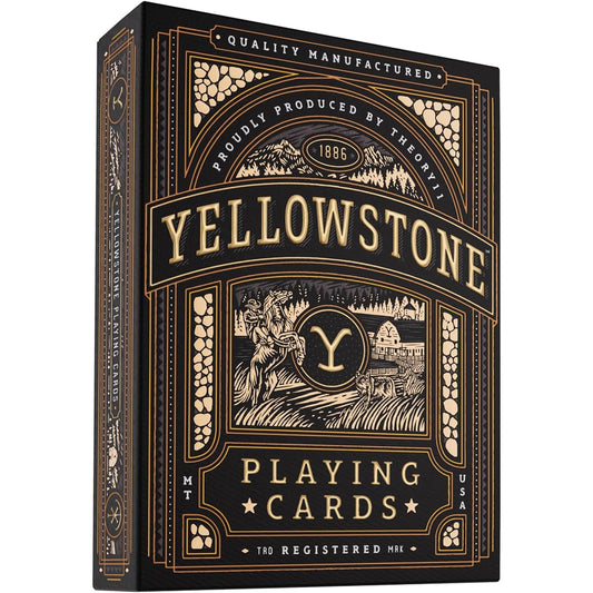 theory11 Yellowstone Premium Playing Cards Poker Size Standard Index Luxury Playing Cards