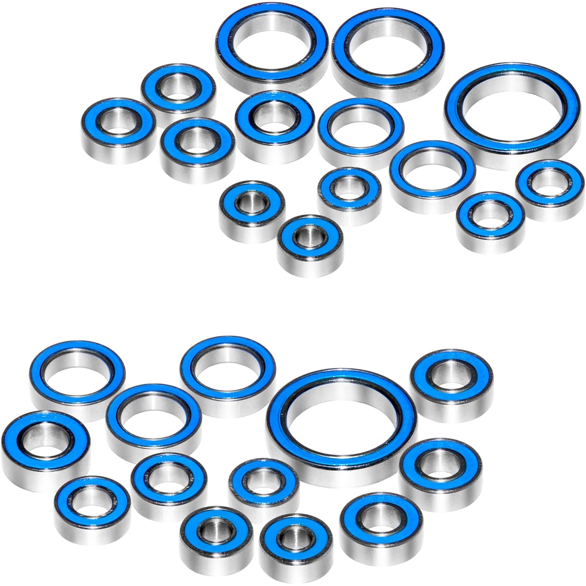 Winter Evening - Compatible with Traxxas TRX-4 - Front & Rear Axle Bearing Kit (27 TRX4 Bearings)