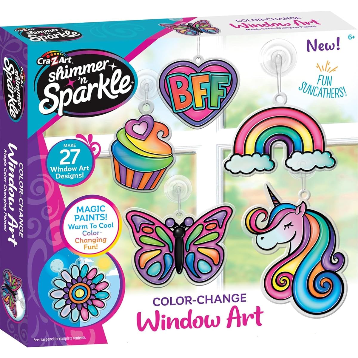 Shimmer 'n Sparkle Color Change Window Art