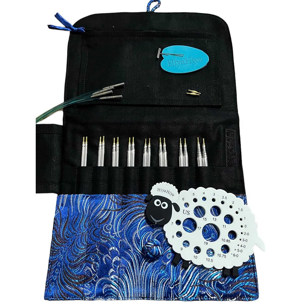 HiyaHiya small replacement circular needle set, 8 pieces, stainless steel small (sharp x 5 inches) [parallel import goods]