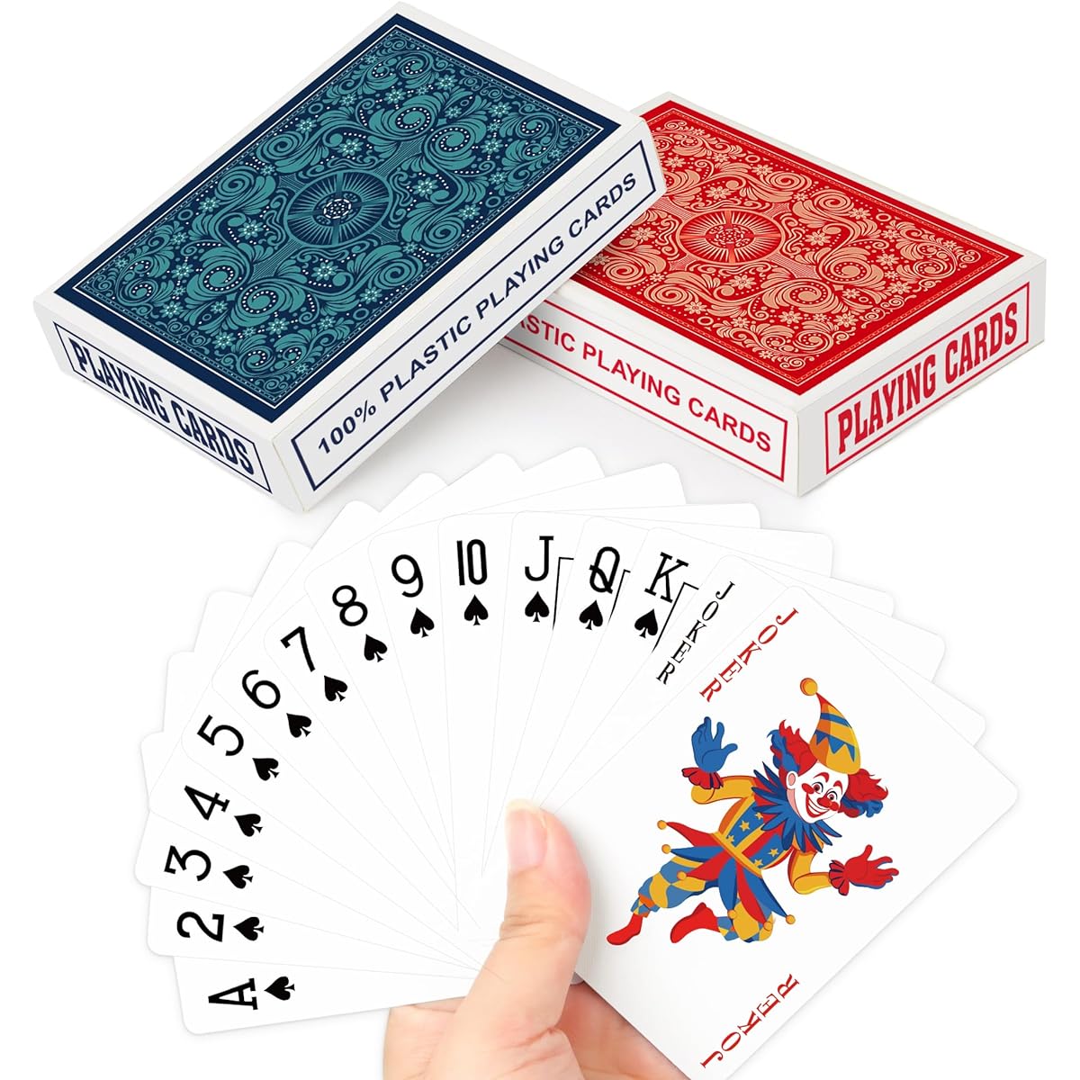 Timenued Plastic Playing Cards