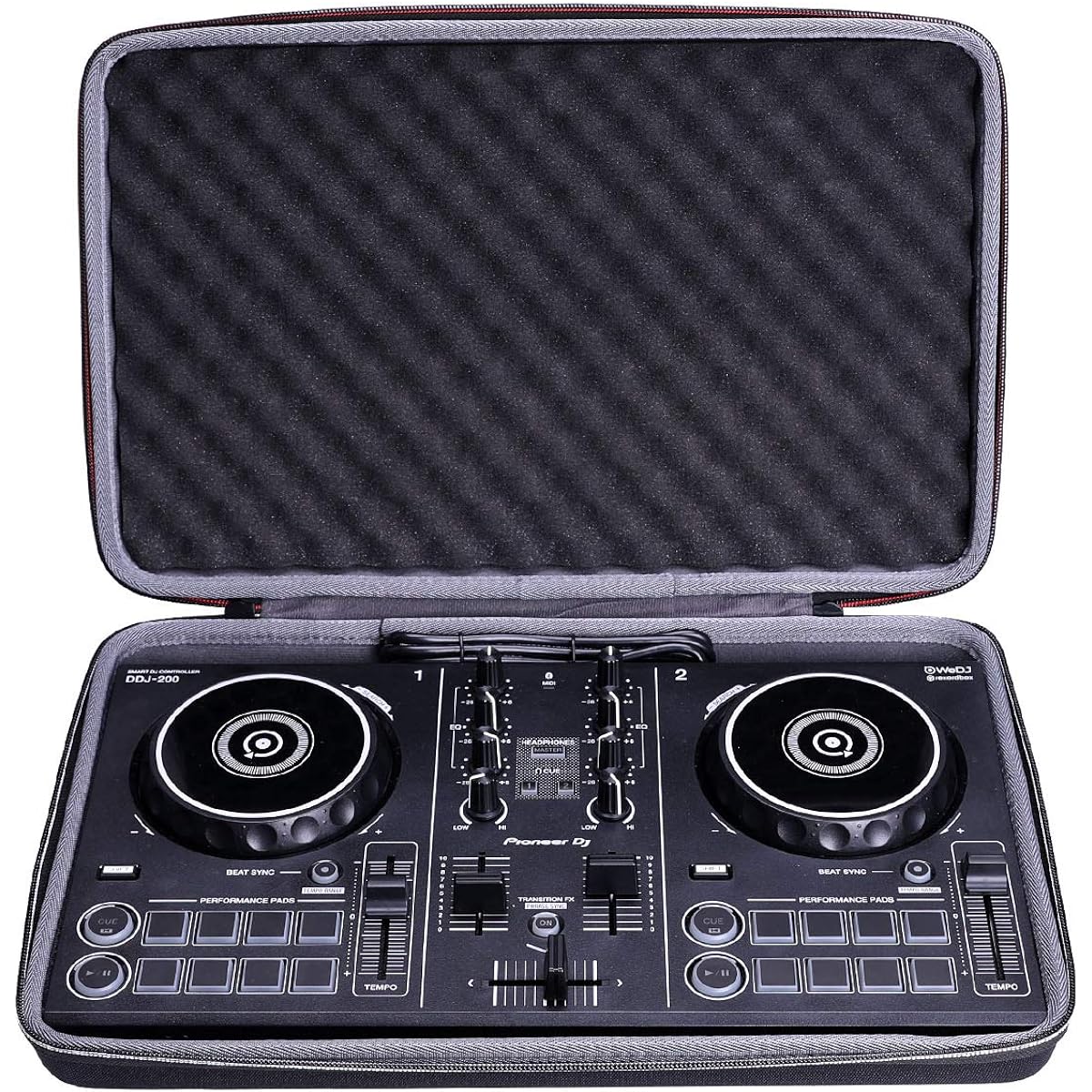 XANAD Hard Case for Pioneer DJ DDJ-200 Smart or DDJ-200 / DDJ-WeGO4-K/DDJ-WEGO3 DJ Controller - Travel Protective Bag