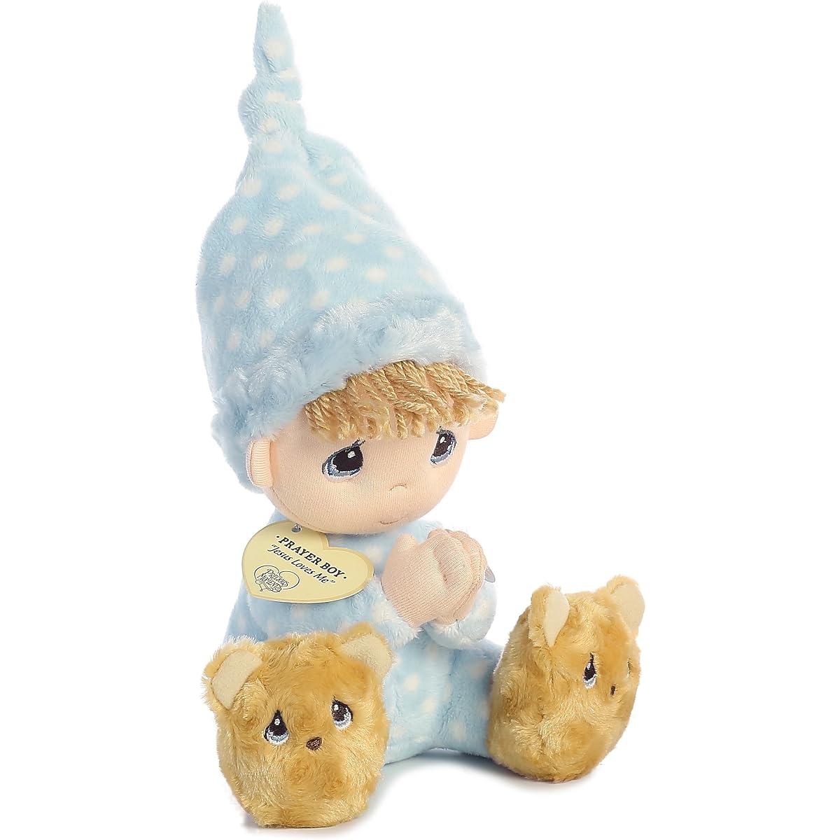Aurora World Precious Moments Prayer Boy with Sound Spanish Plush,