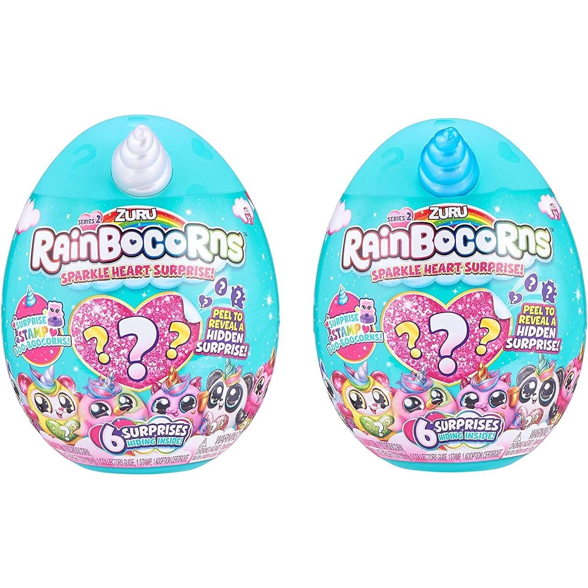Rainbocorn Mini Sparkle Heart Surprise Series 2 Set of 2 Assorted Style