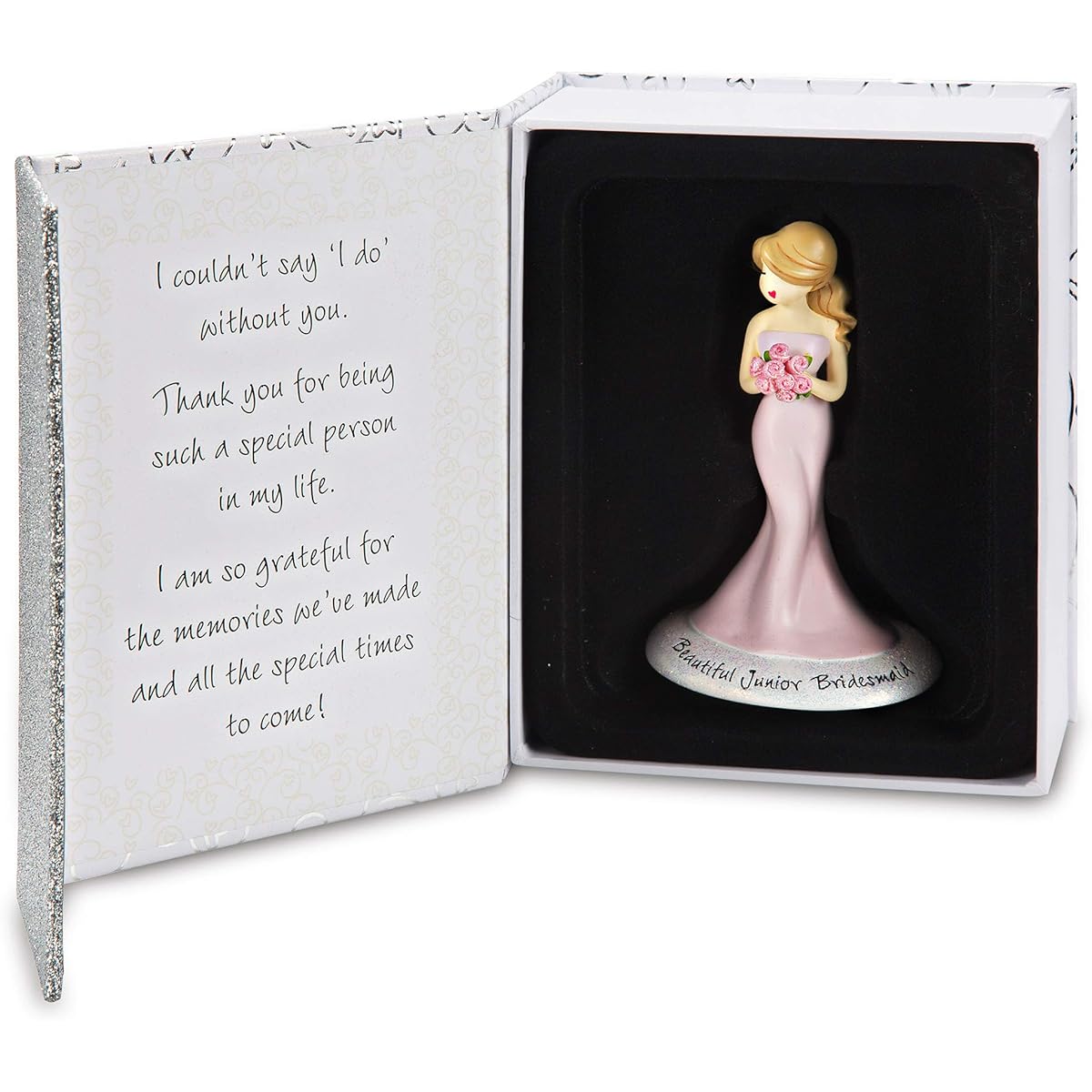 Pavilion Gift Company Philosophies Junior Bridesmaid Gift Christmas Ornament, 4.5"