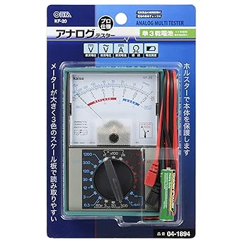 OHM Analog Multi Tester KF-20 (04-1894)