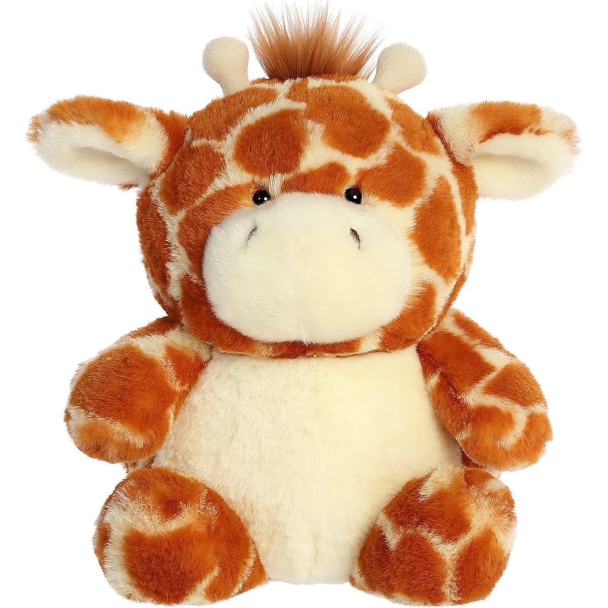 Aurora® Adorable Stubez™ Tops Giraffe™ Plush - Cuteness Overload - Endless Fun - Brown 11"