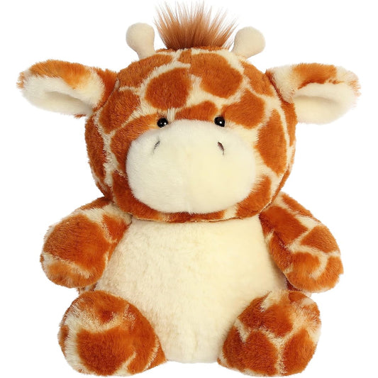 Aurora® Adorable Stubez™ Tops Giraffe™ Plush - Cuteness Overload - Endless Fun - Brown 11"